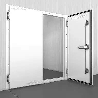 Распашная холодильная двухстворчатая дверь (РДД)
