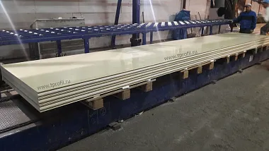 Сэндвич панель с пенополиизоциануратом (ПИР) кровельная 1000x80мм