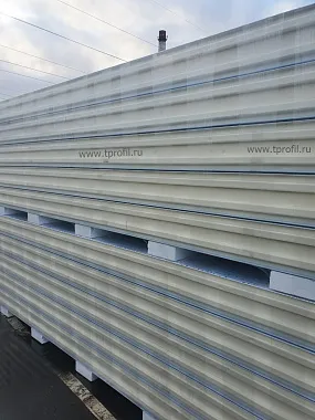 Сэндвич панель с пенополиуретаном (ППУ) стеновая 1000x200мм