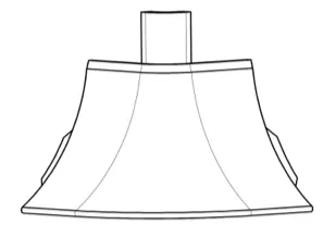 AL 129  Угловой соединительный элемент внешний для AL 101, AL 102