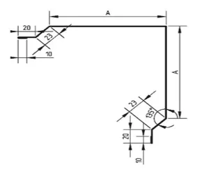 Доборный элемент Угол внешний