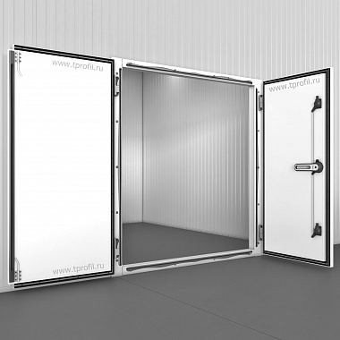 Распашная холодильная двухстворчатая дверь (РДД)