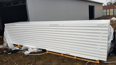 Сэндвич панель с пенополистиролом (ППС) стеновая 1000x150мм