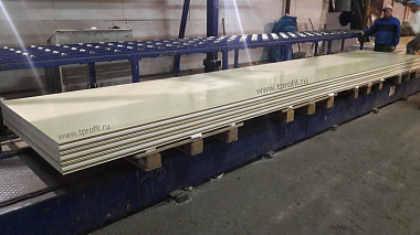 Сэндвич панель с пенополиизоциануратом (ПИР) кровельная 1000x40мм